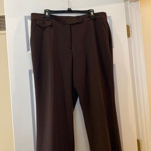Size 16, brown trousers